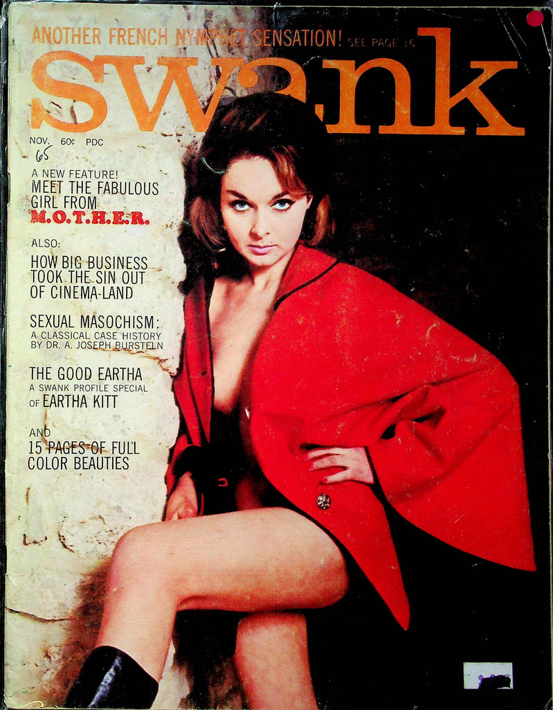 Swank Magazine Ft. Girl From M.O.T.H.E.R. & Eartha Kitt November 1965 040323RP