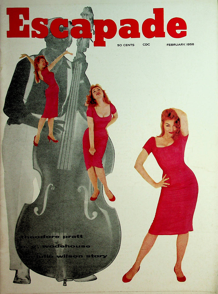 Escapade Vintage Magazine   Marian Stafford Centerfold  February 1958       112621lm-dm