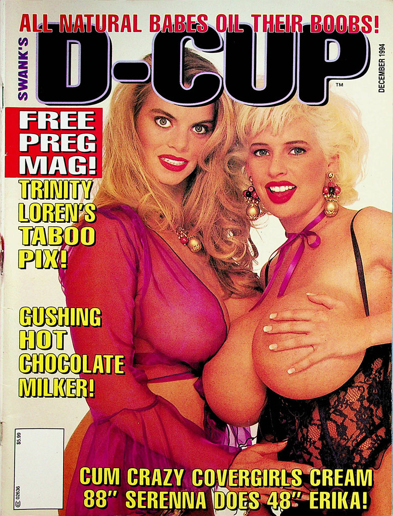 D-Cup Magazine   Sarenna Lee / Erika / Trinity Loren   August 1994      093022lm-p4