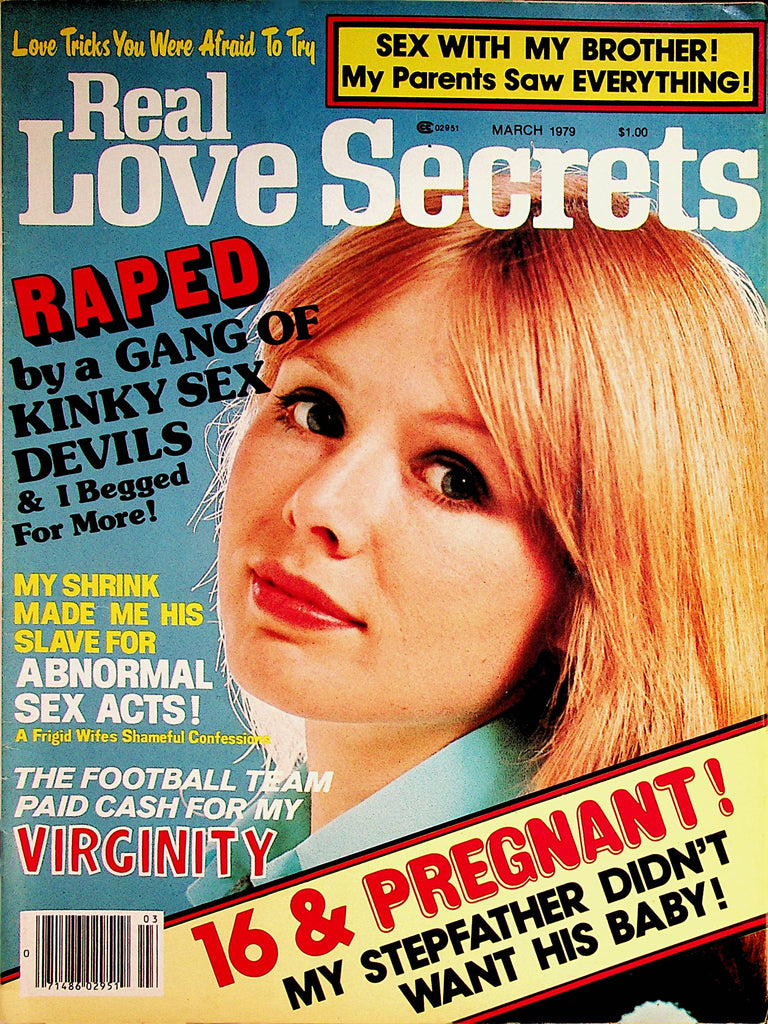 Real Love Secrets Magazine  The Football Team Paid Cash For My Virginity  March 1979   062522lm-p