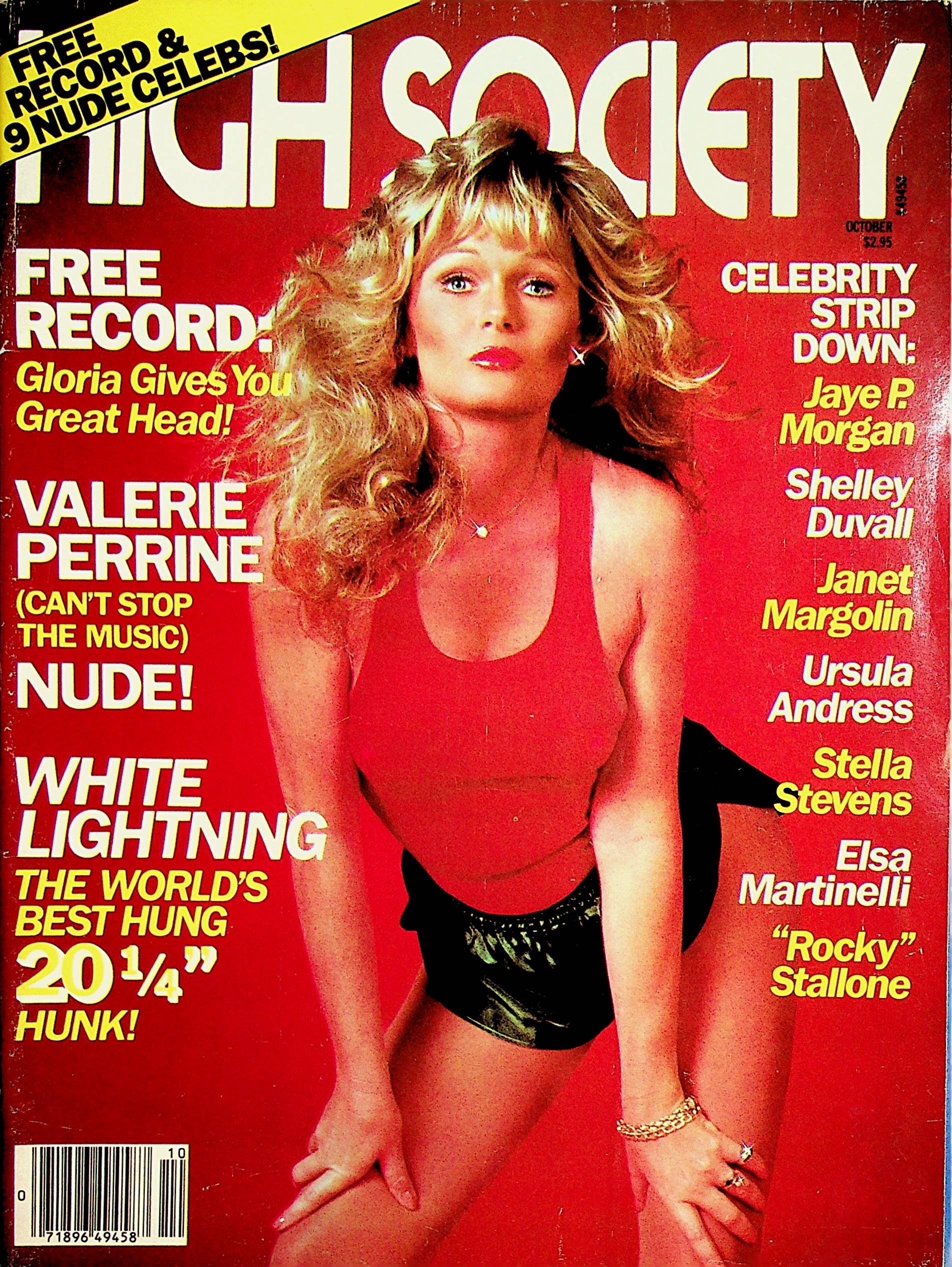 High Society Magazine Valerie Perrine Nude! October 1980 081021lm-dme