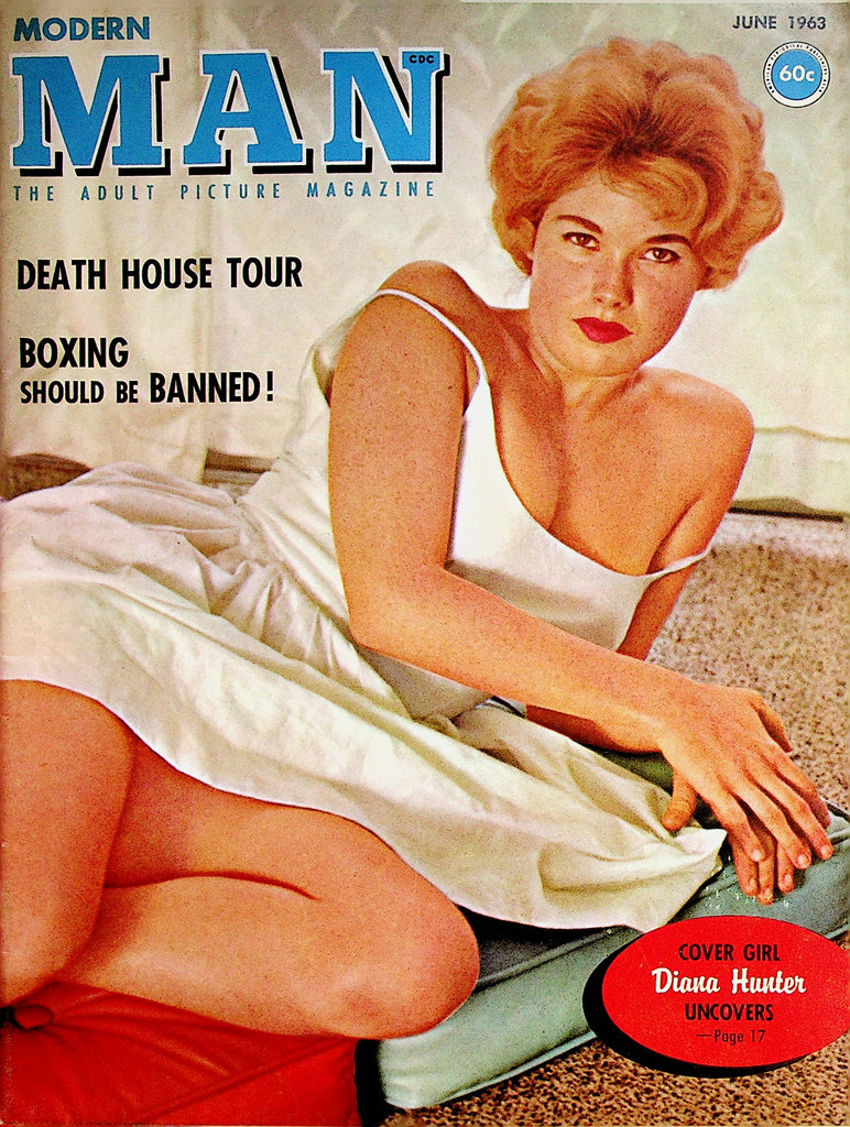 Modern Man Magazine  Covergirl Diana Hunter  June 1963   062322lm-p2