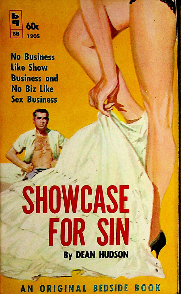 Showcase For Sin Novel  by Dean Hudson 1961 Origanal Bedside Book  110521lm-dm2