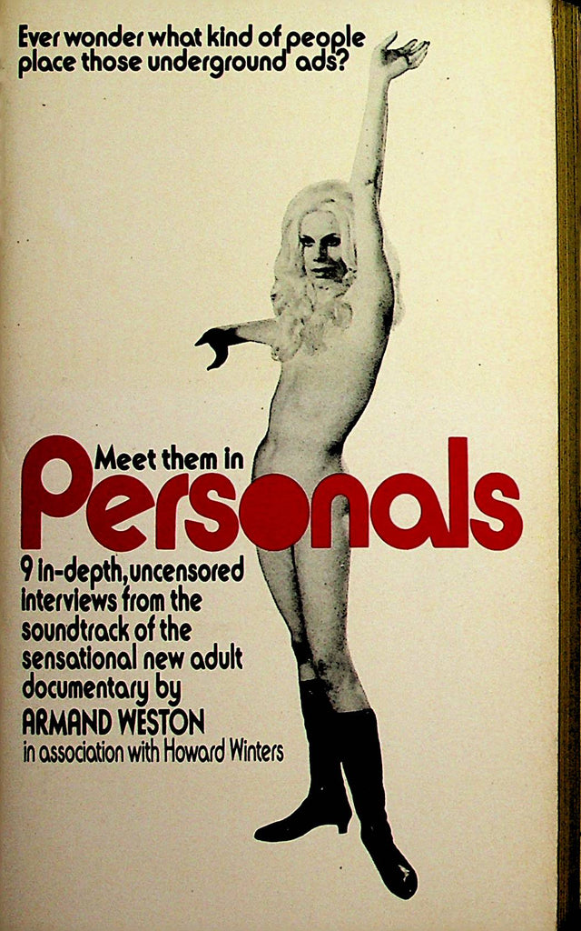 Meet Them In Personals Adult Novel  by Armand Weston  1972 Lancer Books    022823lm-p2