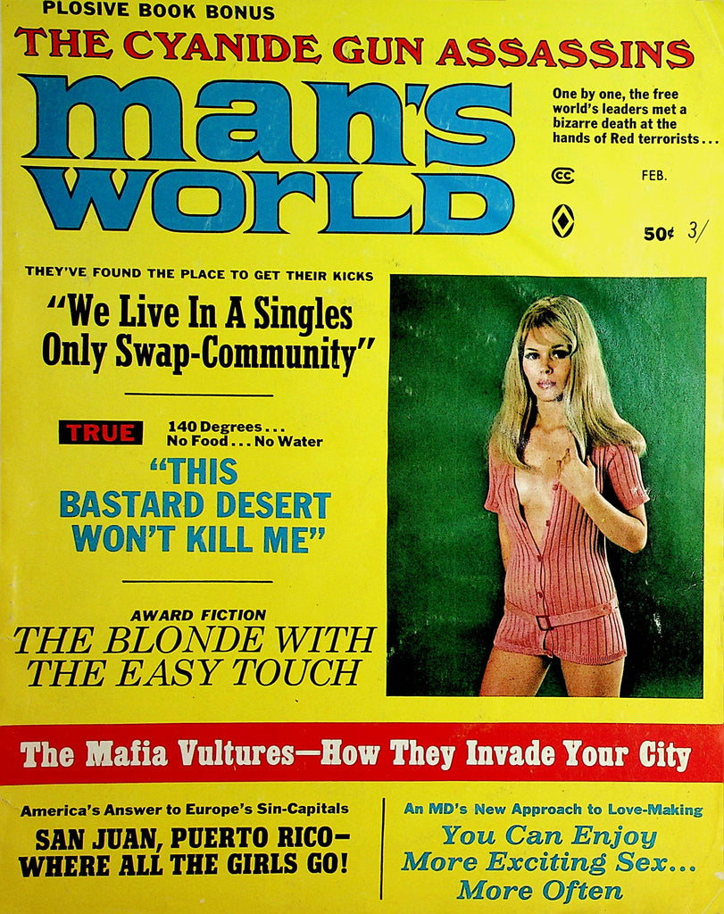 Man's World Magazine  Cindy Neale's Hot Stuff  February 1970      122121lm-dm