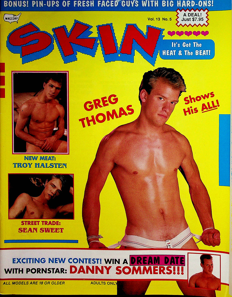 Skin Gay Magazine Greg Thomas / Sean Sweet/ Troy Halsten vol.13 #5 199 –  Mr-Magazine