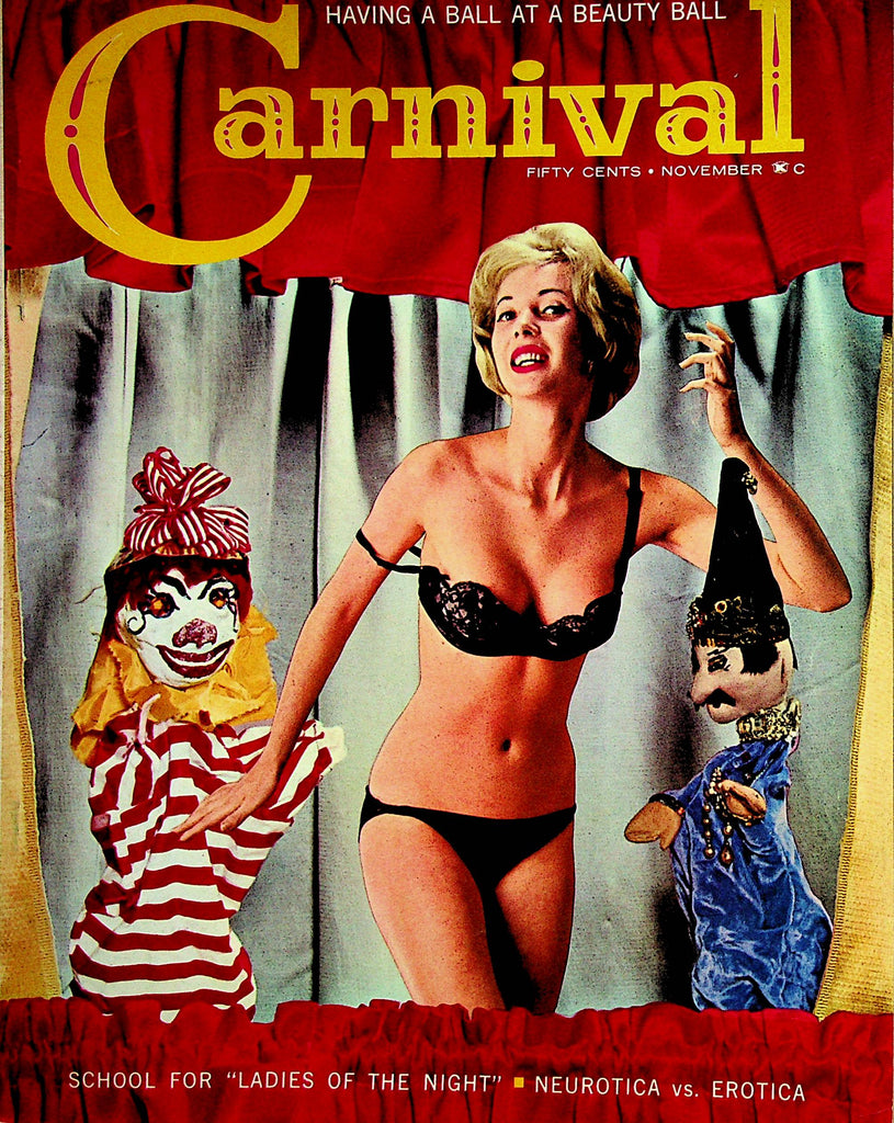 Carnival Vintage Magazine  Centerfold Dolly Burden  November 1962     022823lm-p