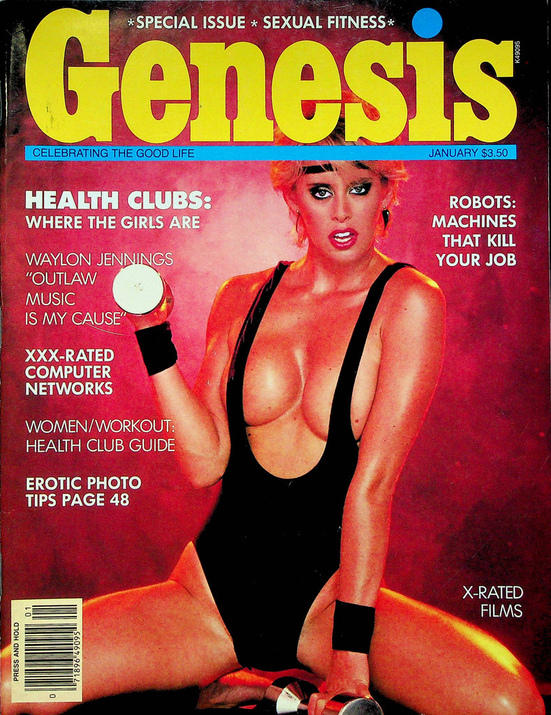 Genesis Magazine Waylon Jennings & Judy Bolles January 1984 0629122RP
