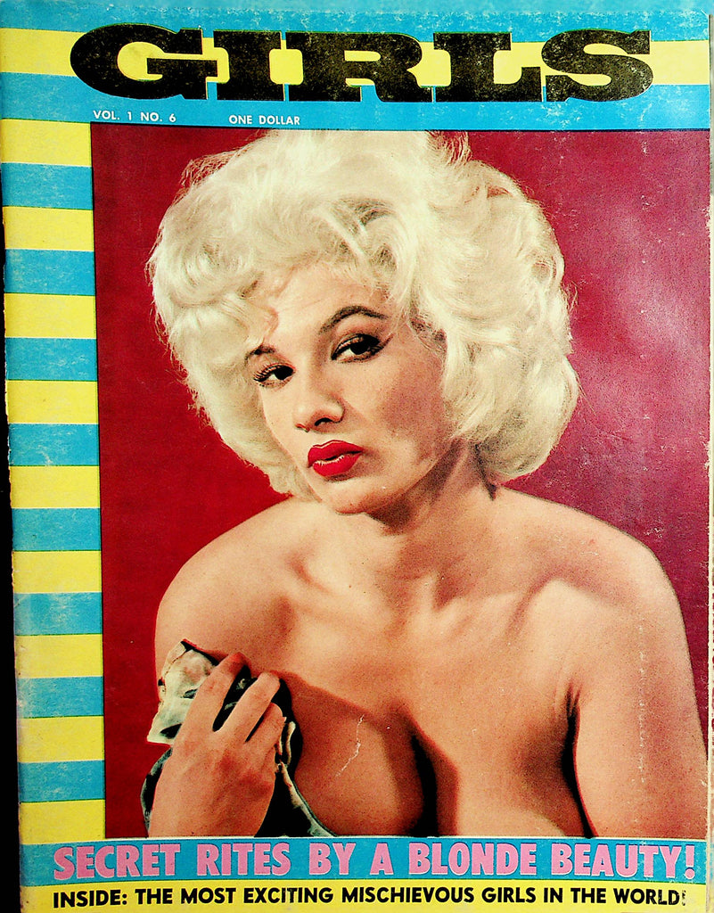 Girls Vintage Magazine  A Nympho Named Julie  vol.1 #6  1960's   122421lm-dm
