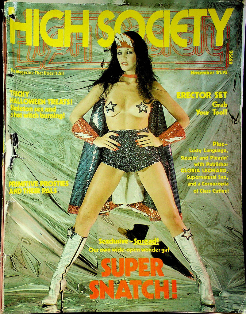 High Society Magazine Super Snatch November 1977 good reading copy 013123RP