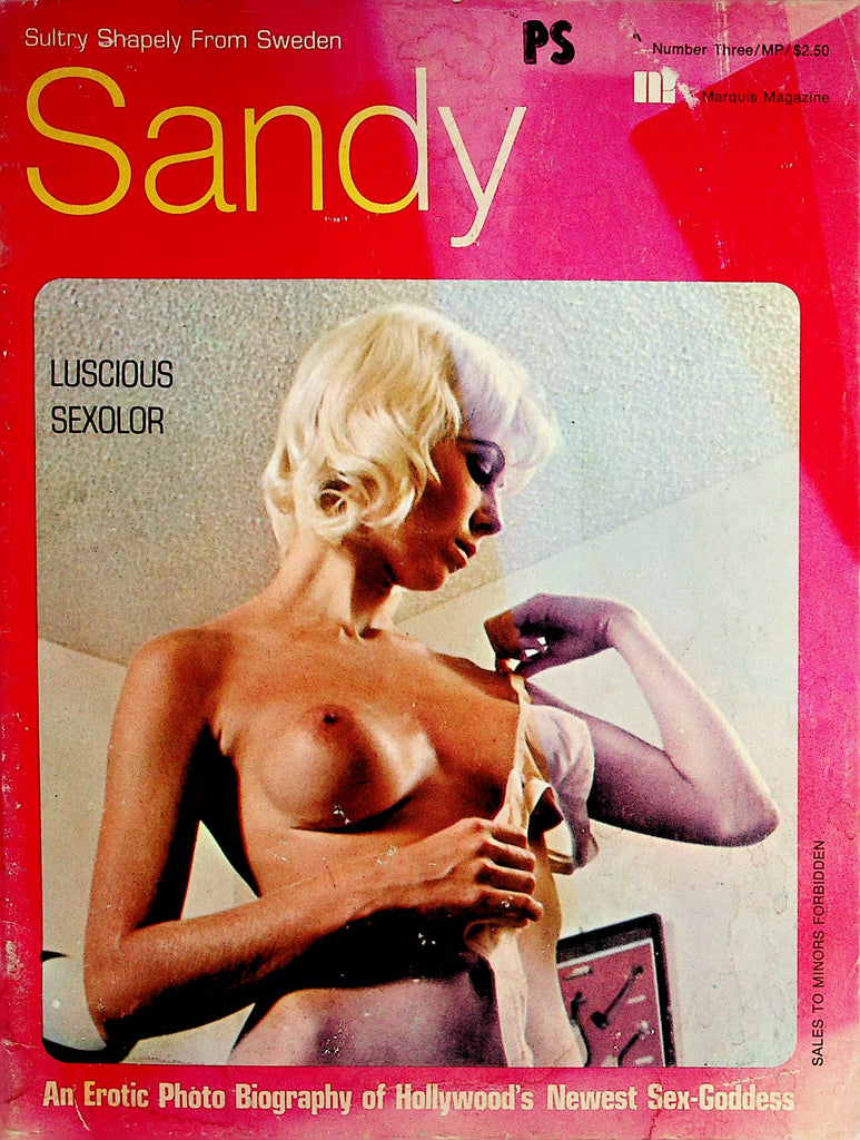 Sand Busty Magazine  Hollywood's Newest Sex-Goddess  #3 1971 Marquis Publication  080822lm-p4
