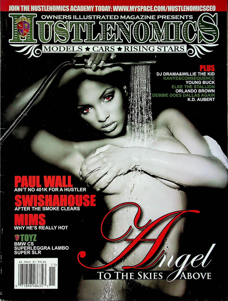 Hustlenomics Magazine Angel & Paul Wall & Mims 2007 070122RP