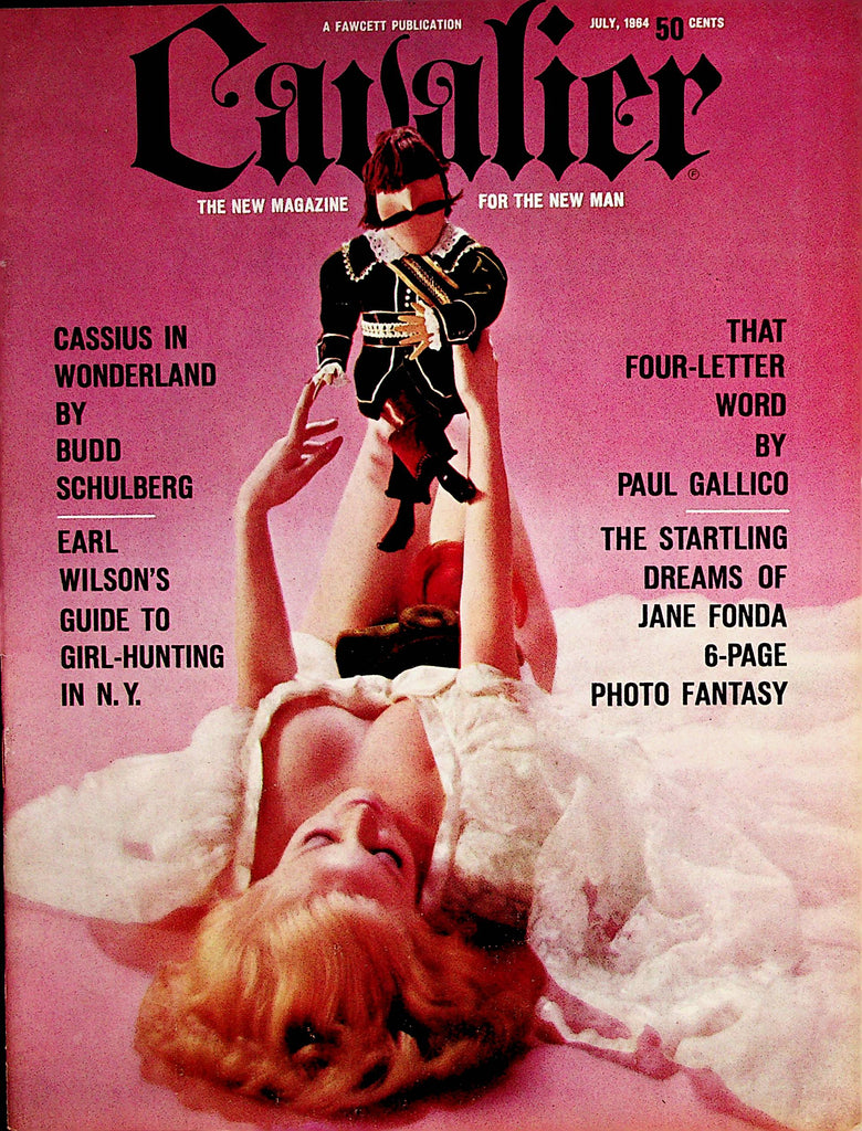 Cavalier Busty Vintage Magazine   Jane Fonda / Cassius Clay  July 1964     080822lm-p4