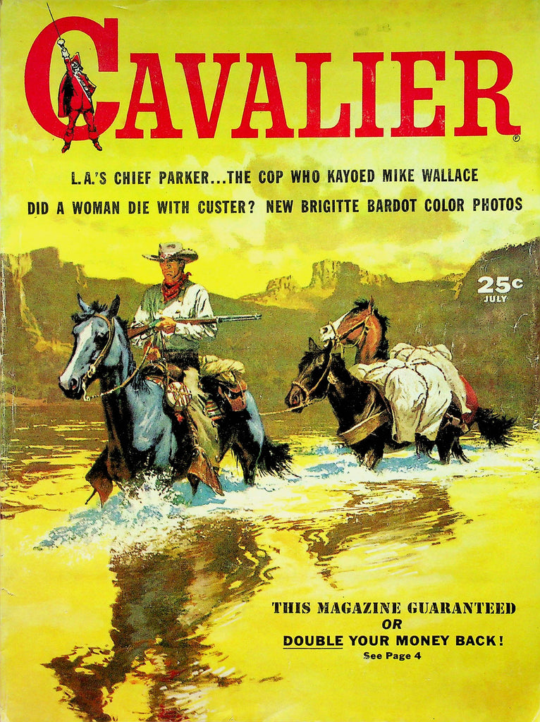 Cavalier Magazine Chief Parker & Rowdy Richard July 1958 072822RP
