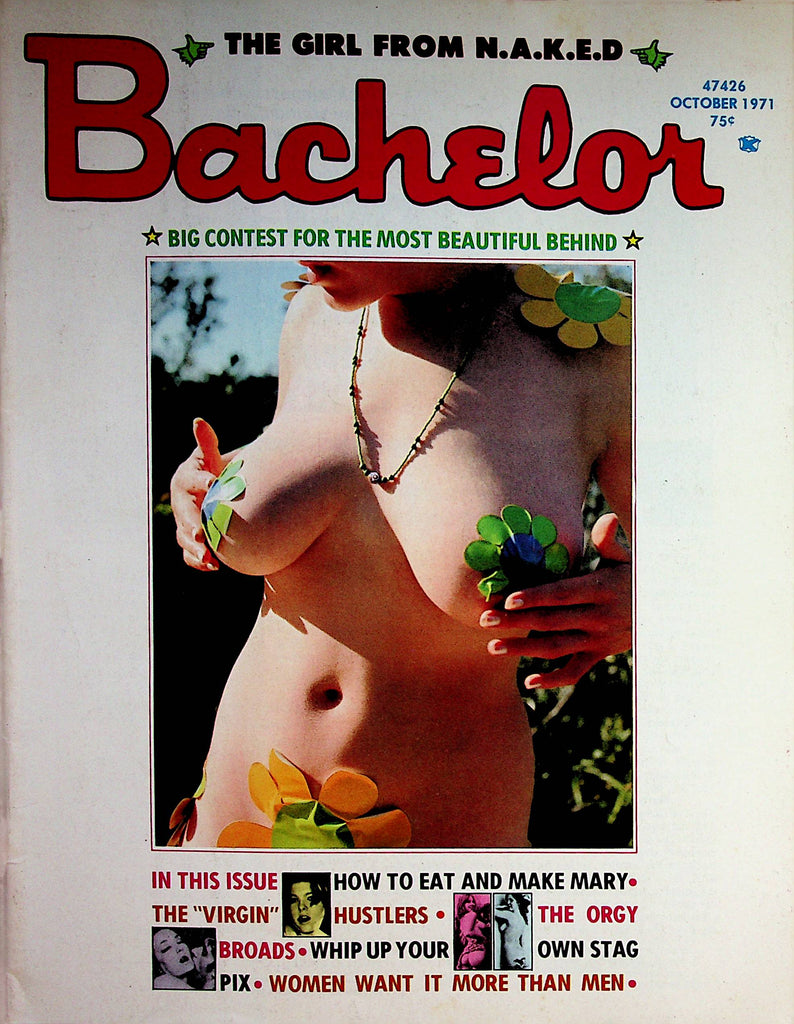 Bachelor Magazine  Centerfold Girl Busty Barbara October 1971     062522lm-p