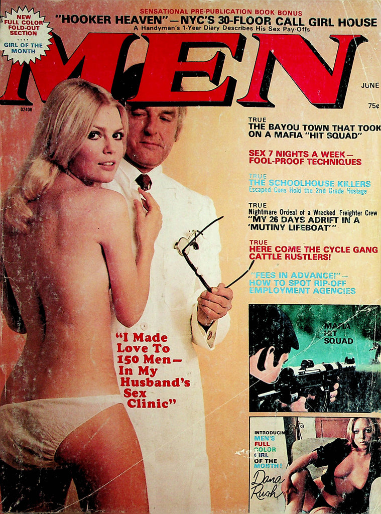Men Vintage Magazine  Dana Rush  June 1974     112421lm-dm