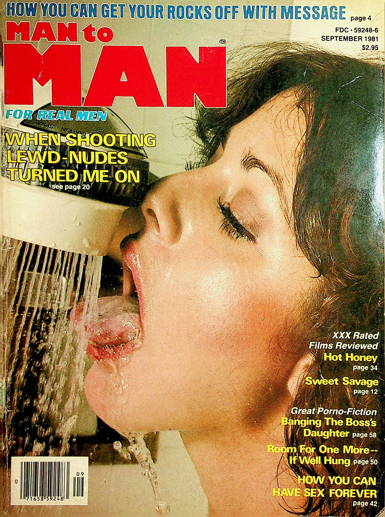 Man To Man Magazine  Ruby In The Shower  September 1981     011822lm-dm