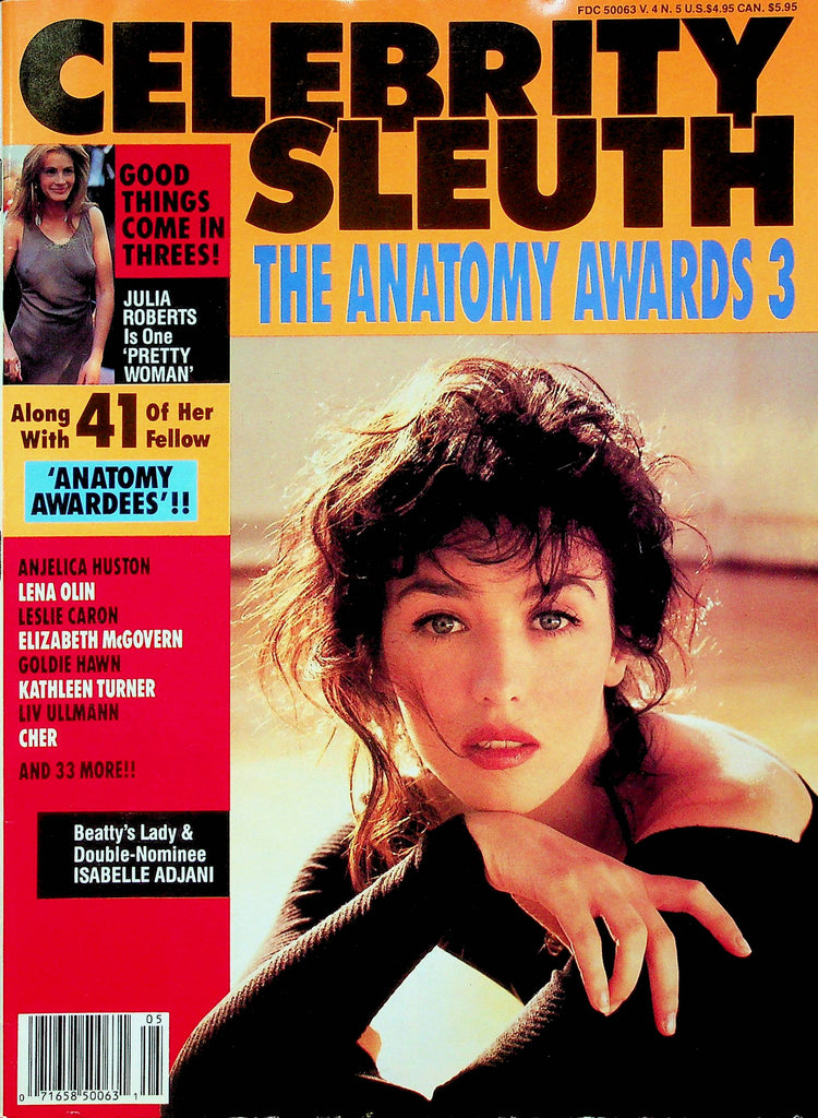 Celebrity Sleuth Magazine The Anatomy Awards 3 Isabelle Adjani Vol.4 No.5 090622RP