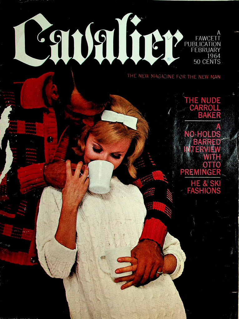Cavalier Vintage Magazine  The Nude Carroll Baker  February 1964    100121lm-dm
