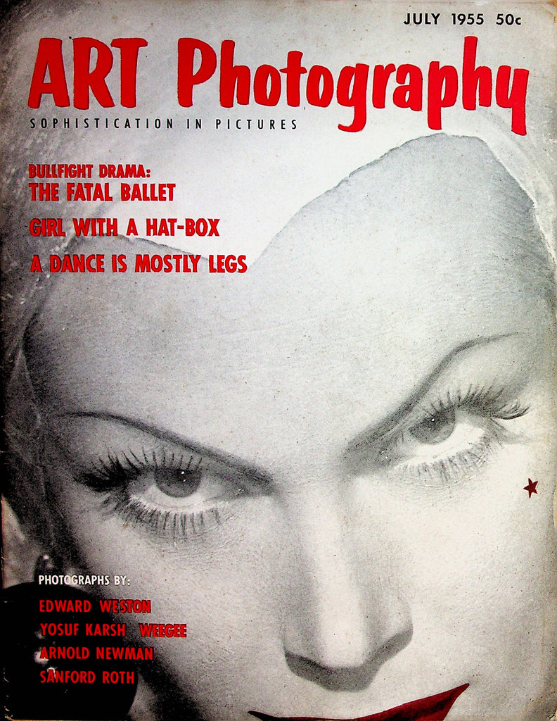 Art Photography Vintage Magazine  Bettie Page  July 1955   070122lm-p