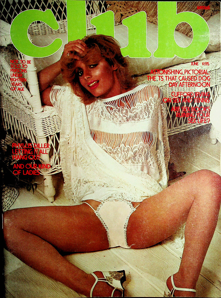 Club Magazine  Phyllis Diller Interview/ Centerfold Girl Candy  June 1977    Paul Raymond    122021lm-dmai