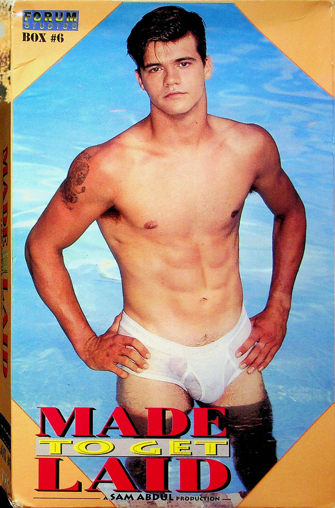 Gay Adult VHS Movie Made To Get Laid Ft. Grant Larson & Sean Hunter Box #6 1993 By Forum Studios 032423RPVHS