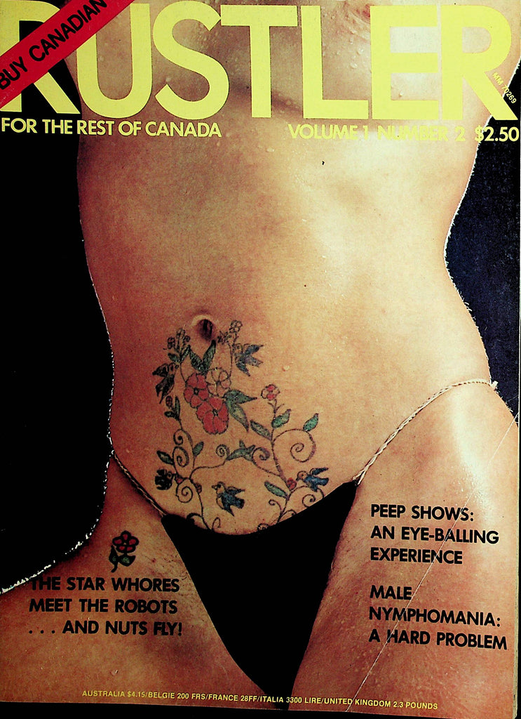 Rustler Magazine  Centerfold Girl Karen  vol.1 #2 1980's    031022lm-p2