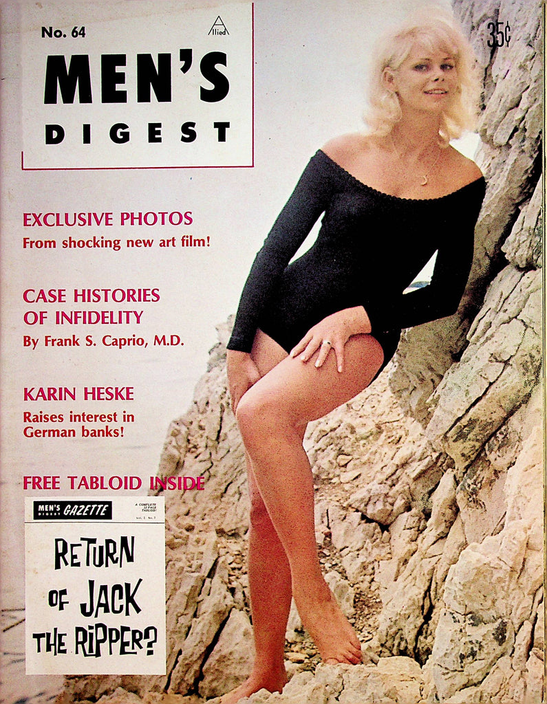 Men's Digest Magazine   Covergirl Kitty  / Return Of Jack The Ripper  #64  1966 020926lmp