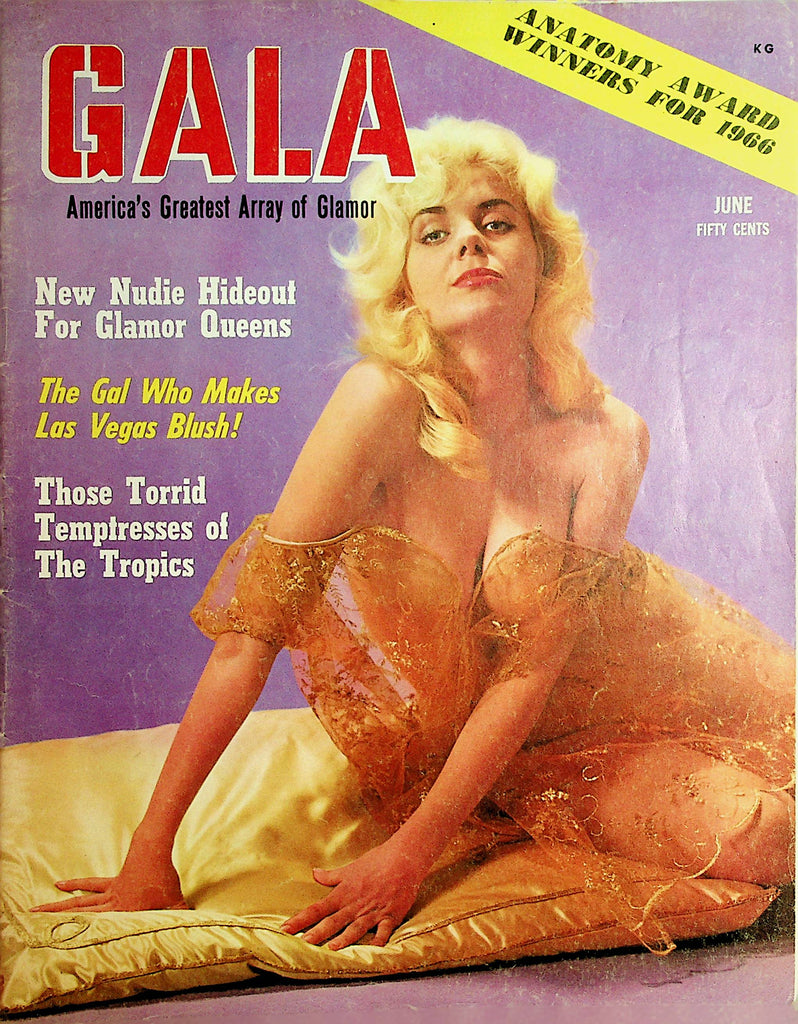 Gala Busty Vintage Magazine  Covergirl Darby Flynn   June 1966  101521lm-dm