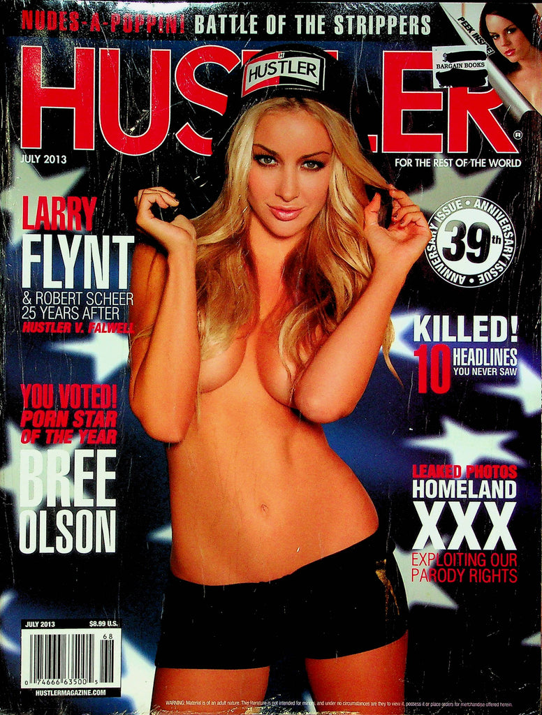 Hustler Magazine Larry Flynt & Bree Olson July 2013 092422RP