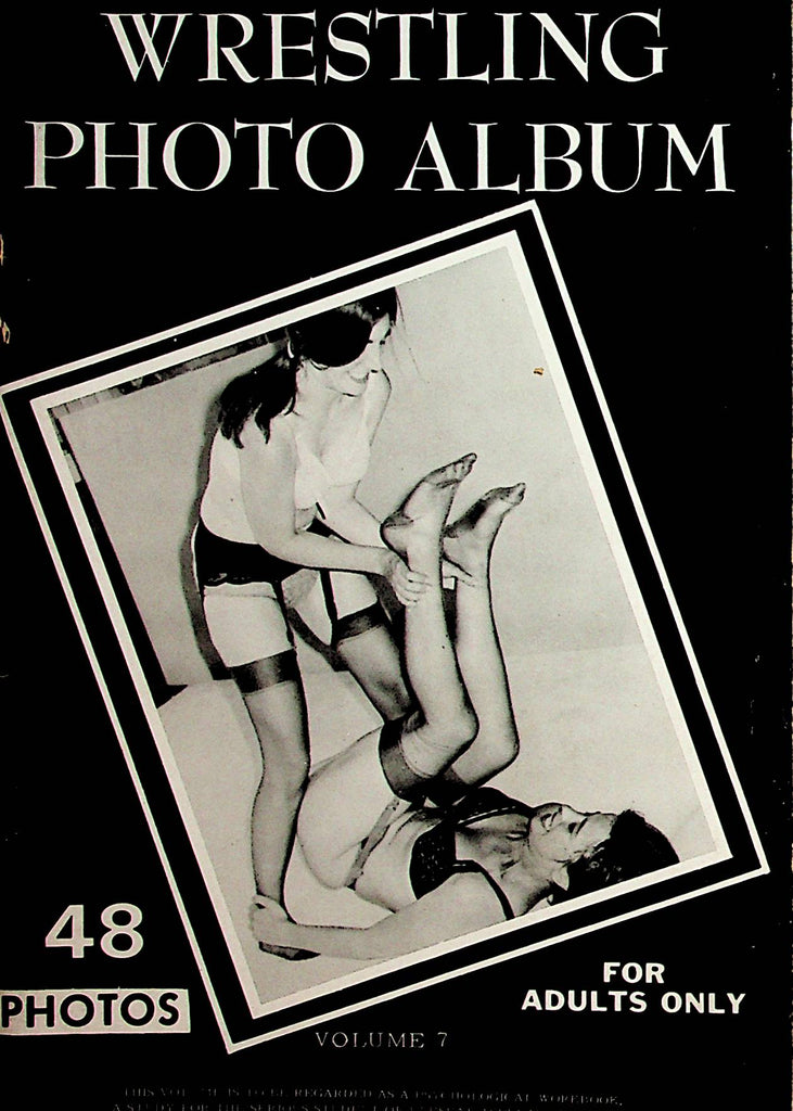 Wrestling Photo Album Vintage Magazine Women Wrestling  vol.7 1966 Rosslyn News   032122lm-p3