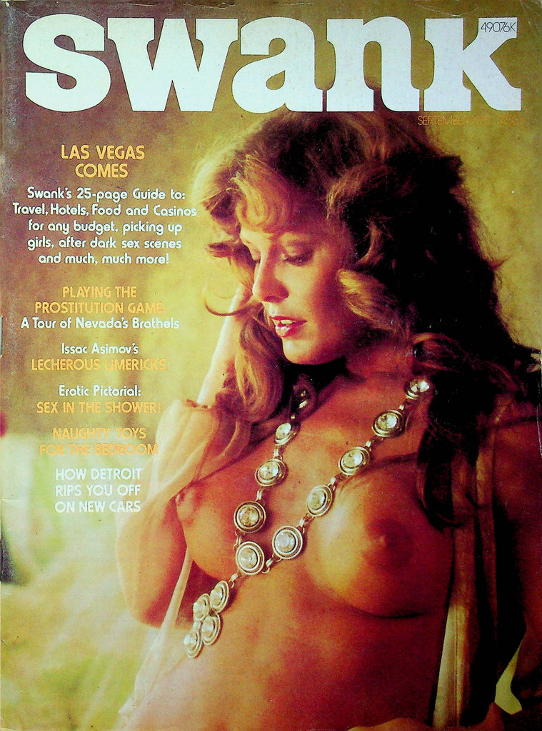 Swank Adult Magazine Las Vegas & Issac Asimov September 1975 032923RP