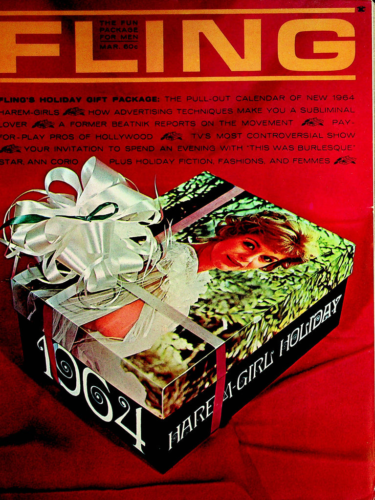 Fling Vintage Magazine  1964 Harem-Girl Holiday Issue    010623lm-p