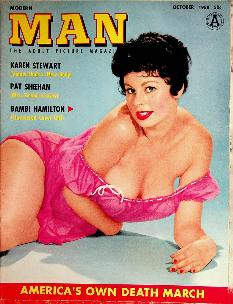 Modern Man Magazine Cover Girl Bambi Hamilton  October 1958  071422lm-p