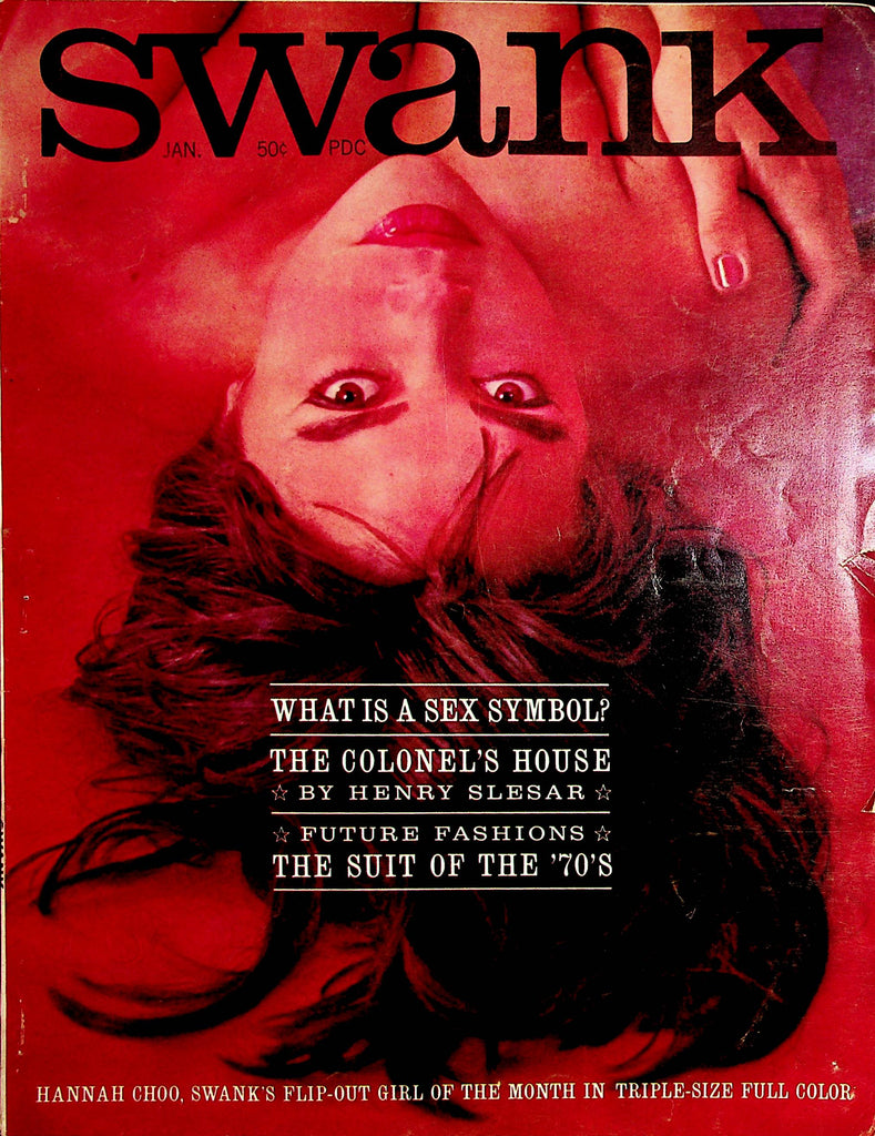 Swank Vintage Magazine  Centerfold Girl Hannah Choo  January 1963   101221lm-dm