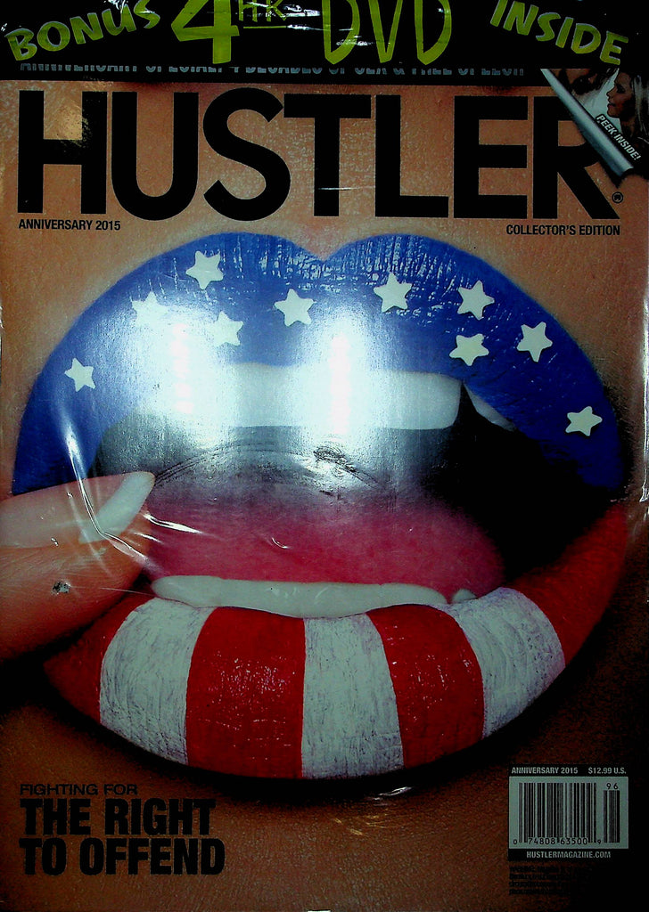 Hustler Magazine The Right To Offend 40 year anniversary 2015 W/DVD 121522RP