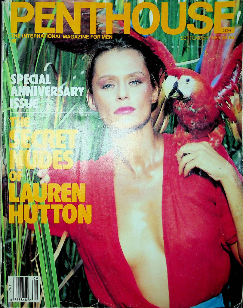 Penthouse Magazine Special Anniversary & Lauren Hutton September 1986 011323RP