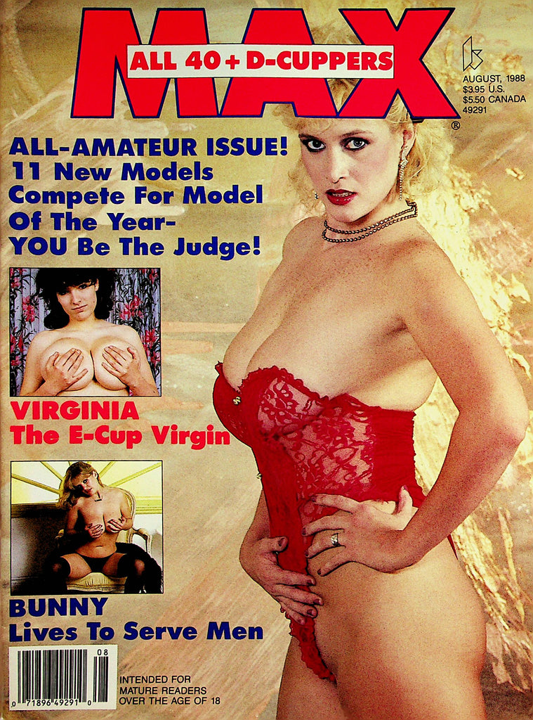 Max Busty Magazine   Covergirl Bunny  August 1988     012023lm-p2