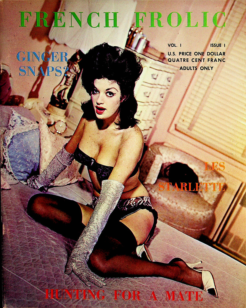 French Folic Vintage Magazine  Les Starlette / Hunting For A Mate  vol.1 #1 1960's    101322lm-p