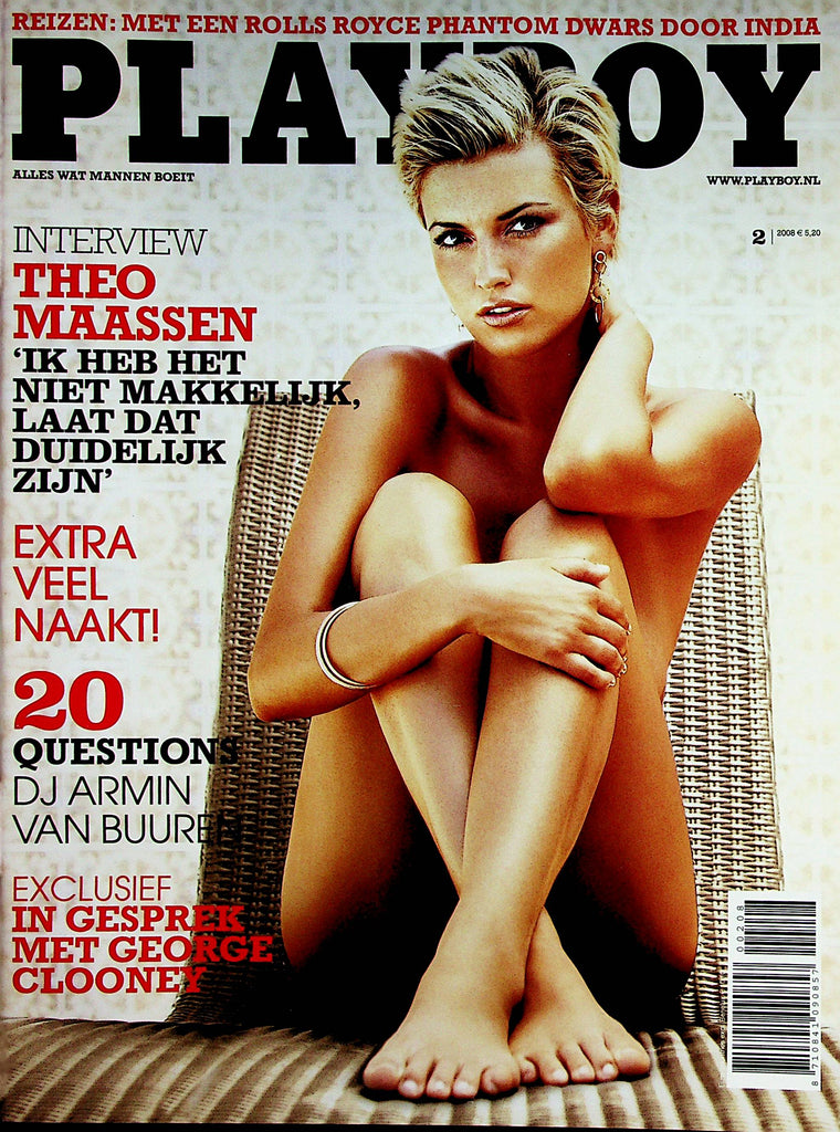Playboy Netherlands International Magazine   Covergirl Dziun /  George Clooney  February 2008    011023lm-p3