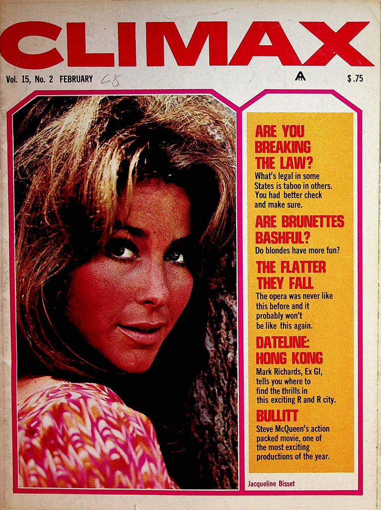 Climax Busty Magazine   Jacqueline Bisset  February 1968     081222lm-p