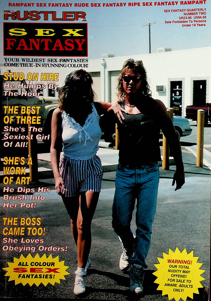 Rustler Sex Fantasy Magazine  Stud On Hire  #2  1992  021522lm-p