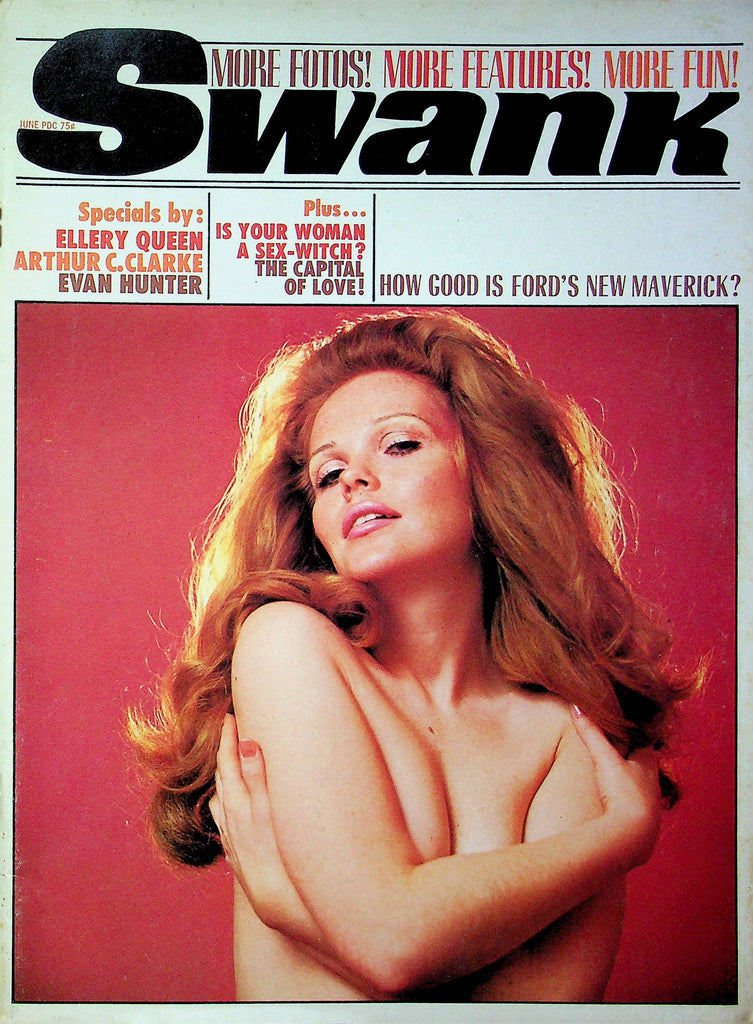 Swank Magazine Ft. Ellery Queen & Arthur C. Clarke June 1969  040323RP