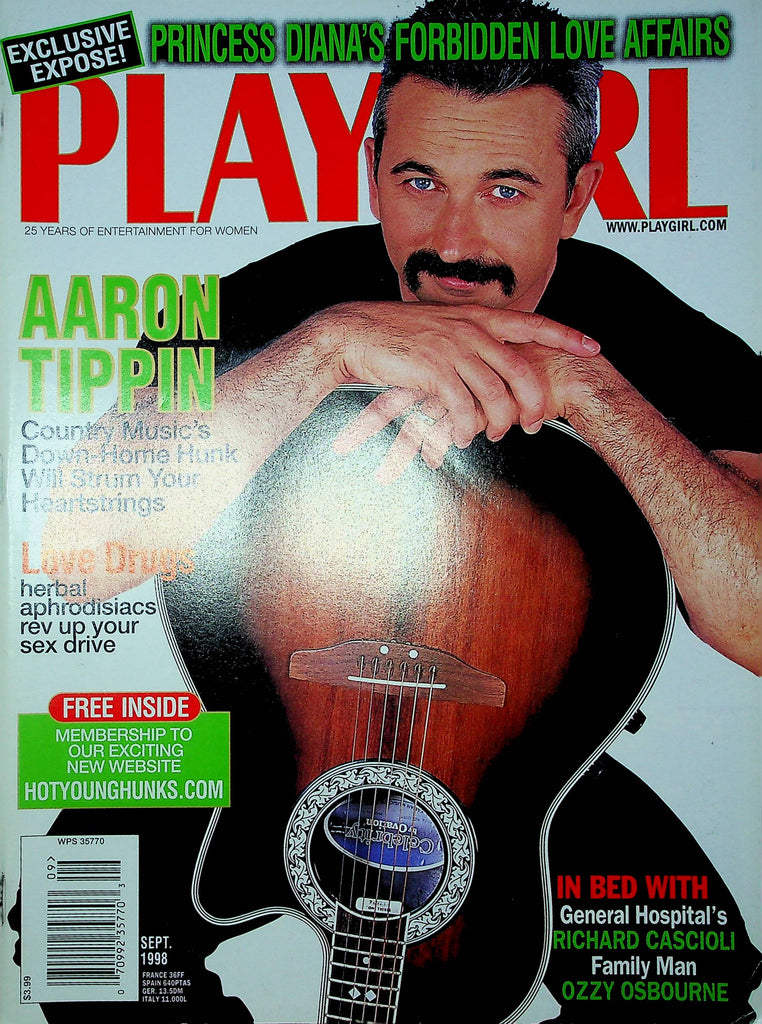 Playgirl Magazine Aaron Tippin & Richard Cascioli September 1998 093022RP