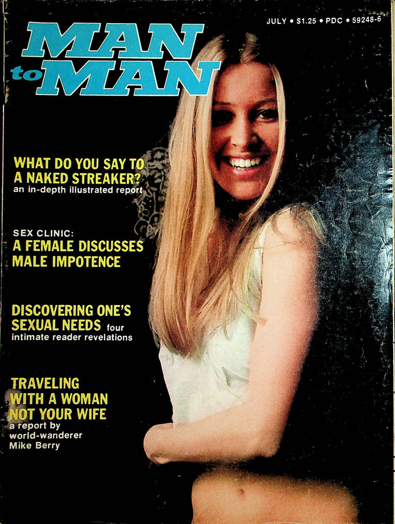 Man To Man Vintage Magazine  Centerfold Busty Lydia  July 1974     121421lm-dm