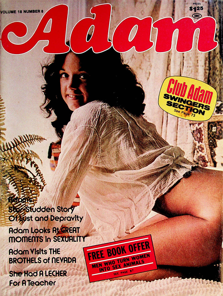 Adam Busty Magazine  Covergirl Wendy Summers  vol.18 #8   August 1974      062422lm-p