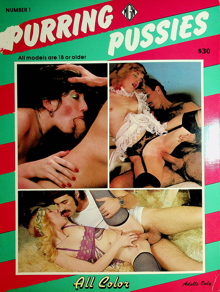 Purring Pussies Magazimne  #1 1980's  121421lm-dm2