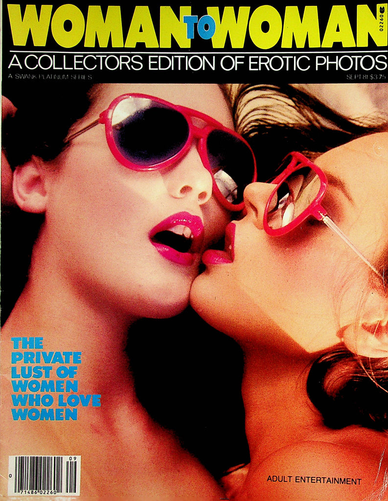 Woman To Woman Magazine  Private Lust Of Women Who Love Women September 1981  092222lm-p3