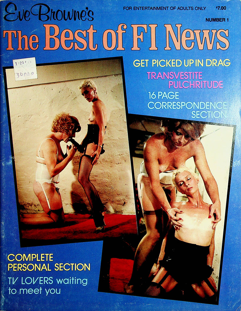 Eve Browne's The Best Of FI News Tranny Contact Magazine #1 1970's   120921lm-dm