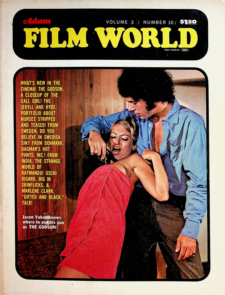 Adam Film World Magazine   Uschi Digard / Cover Movie The Godson vol.3 #10  1972     062522lm-p